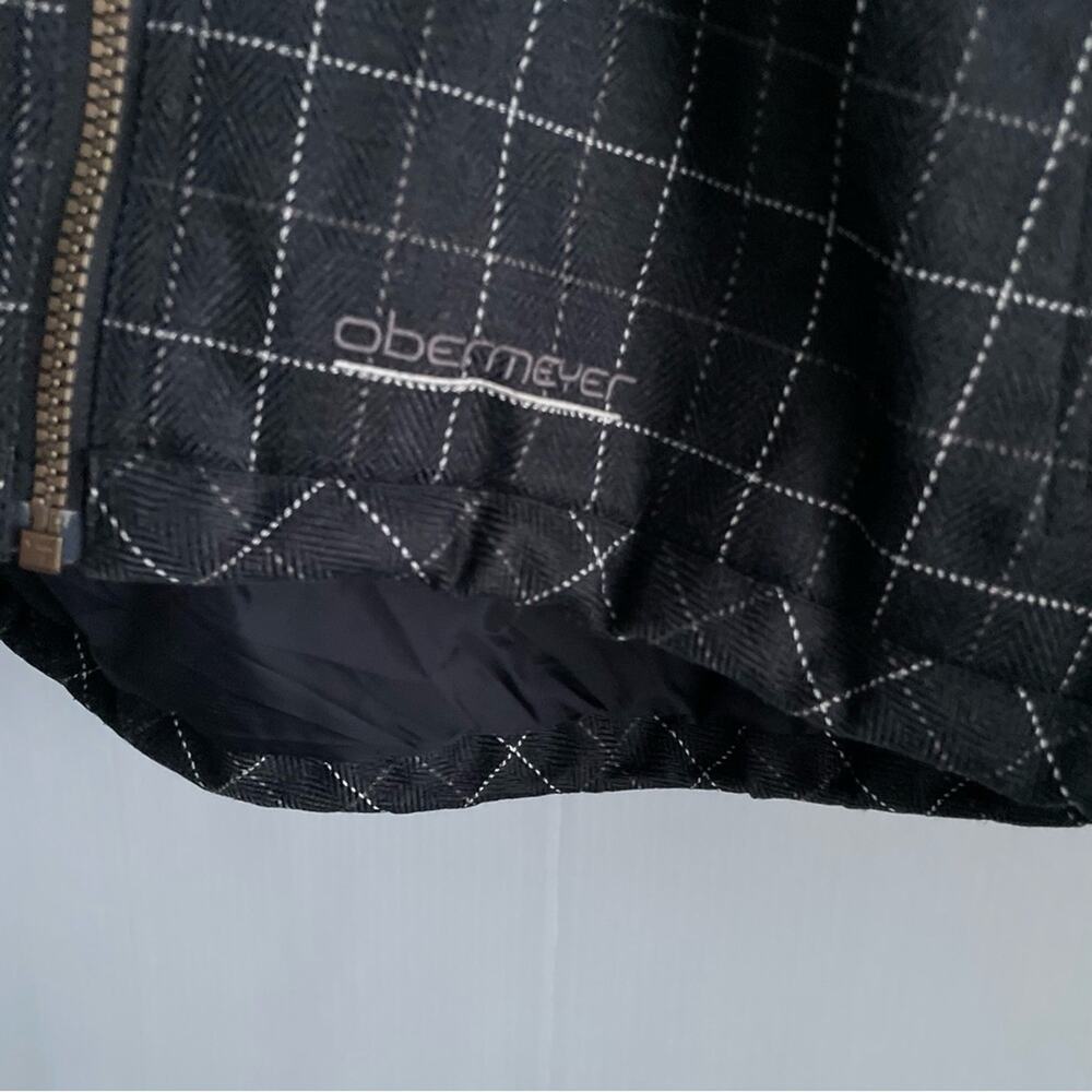 Obermeyer plaid patterned snowboarding jacket fit… - image 4